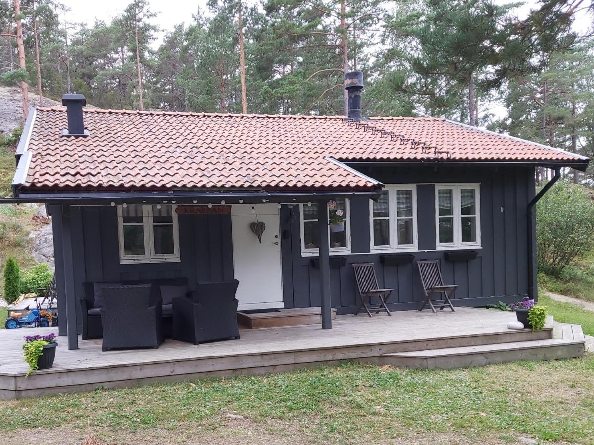 Hallestrand Cottage Krabban Стромстад Экстерьер фото